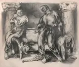 Scène d'intérieur by Gérard Garouste, 1982, Mine de plomb et fusain sur papier, sold Jun 2022