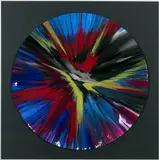 Untitled (Circle spin painting) by Damien Hirst, 2009, Acrylique et peinture métallique sur papier fort, sold Jun 2022