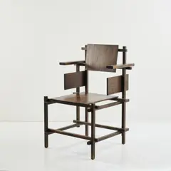 Sessel 'Hoge Stoel' by Gerrit Rietveld, 1919, van de Groenekan, De Bilt (G.A), sold Dec 2024