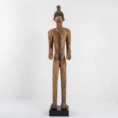 Alusi-Figur by Nigerdelta Ibo, 137 cm (mit Sockel 144 cm) (H), sold Dec 2024