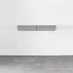 Zweiteiliges Wandregal (Prototyp) 'Split Shelf' by Jörg Schellmann, 2012, 180 x 30 x 30 cm (L), sold Dec 2024