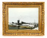 Untitled by Marc Lamers, Oil on board, sold Sep 2022