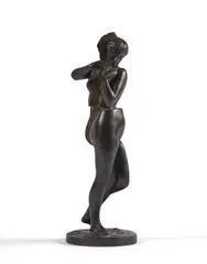 Vénus séquentielle by Arman, 1994, Bronze découpé et soudé à patine brune, sold Apr 2022