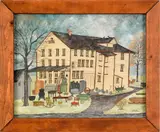 {Jakes Antiques and Junk} by Dolores Hackenberger, oil on canvas, sold Dec 2011