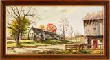 Pennsylvania landscapes by Marilyn H. Dwyer, oil on board, sold Dec 2011