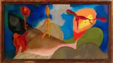 impressionist scene by Peter Myers, oil on canvas, sold Dec 2011