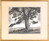 signed block print by John Menihan, pencil, sold Dec 2011