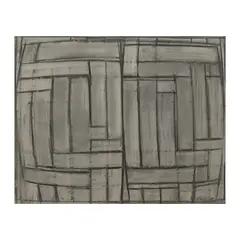 Sketch for Tabernacle Triptych by Michael Loew, 1964, charcoal on paper, sold Sep 2025