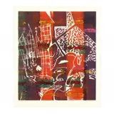 Ultra by Amaranth Ehrenhalt, Woodblock print in colors, sold Sep 2019