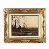 Evening by Heinie Hartwig, Oil on Masonite, sold Sep 2019