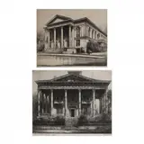 Two Wilmington, North Carolina Scenes by Louis Orr, Etchings, sold Aug 2019