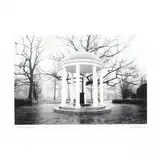 The Old Well, Chapel Hill, North Carolina by John Rosenthal, Black-and-white photograph, sold Aug 2019