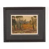 Maryland Meadow by William Henry Holmes, Watercolor, sold Aug 2019