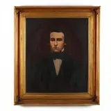 Portrait of a Man by Alexander Von Jost, Oil on canvas, sold Aug 2019
