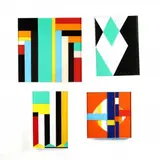 Four Acrylic Wall Sculptures by Saul Brenner, Three-dimensional acrylic sculptures, sold Aug 2019