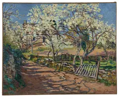 Paysage de Printemps by Armand Guillaumin, circa 1891, Huile sur toile, sold Jun 2022