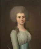 Portrait de Madame Barton, née Margaret Black by Adolf Ulrik Wertmüller, Huile sur toile, sold Sep 2022