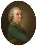 Autoportrait by Charles-Amédée-Philippe van Loo, Huile sur toile, de forme ovale, sold Feb 2022