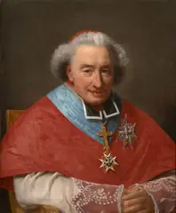 Portrait du cardinal Anne-Antoine-Jules de Clermont-Tonnerre (1749 -1830) by Louis Hersent, Huile sur toile (Toile d'origine), sold Feb 2022