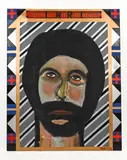 Untitled by Roland Roberge, Mixed media portrait, offered Sep 2022