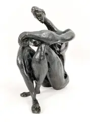 Untitled by Doris Caesar, Abstracted nude bronze, sold Oct 2022