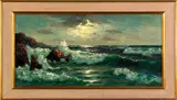 seascape by Gerard Lucas-Larson, oil on board, sold Dec 2011