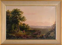 landscape by Whitredge, oil on canvas, sold Dec 2011