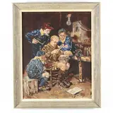 The Boy Scout Project by George Bethel Howell III, Oil on canvas board, sold Jul 2019