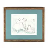 Dancers by Marie Laurencin, Lithograph in colors, sold Jul 2019