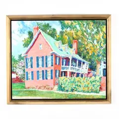 The Smith-Anderson House in Wilmington by Kyle Highsmith, Oil on canvas, sold Jul 2019