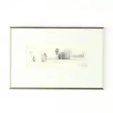 Study for Dickerson Farm by Richard Stenhouse, Pencil on mylar, sold Jul 2019