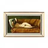 Female Nude by Zdzisław Pabisiak, Oil on board, sold Jul 2019