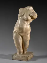 Torse de la Paix, étude pour le Triomphe de la République by Jules Dalou, Plâtre patiné, sold Mar 2022