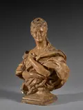 Buste de la duchesse de Mouchy by Jean-Baptiste Carpeaux, Plâtre patiné, sold Mar 2022