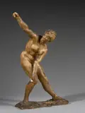 Femme à l'arc by Jules Desbois, Plâtre patiné, sold Mar 2022