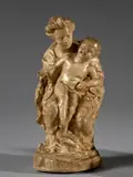 Câlineries maternelles by Louise Clément-Carpeaux, Plâtre patiné, sold Mar 2022