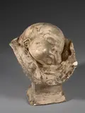 Bébé dormant by Jean-Joseph Carriès, Plâtre, sold Mar 2022