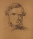 Portrait of a Gentleman by George Richmond, drawing, offered Oct 2018