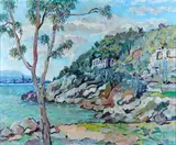 Untitled by Albert Huie, Oil on board, offered Oct 2018