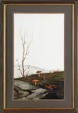 landscape by Albert Sandecki, watercolor, sold Dec 2011