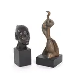 bust of a woman by Carl Mose, bronze, sold Dec 2011