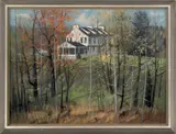 landscape titled North New Street Road West Chester by Barclay Rubincam, pastel, offered Sep 2011