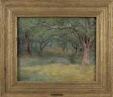 landscape by J. Alden Weir, oil on canvas, offered Sep 2011