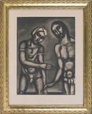 titled Seigneur by Georges Rouault, aquatint, sold Sep 2011
