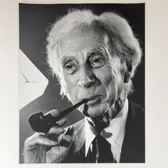 Bertrand Russell by Philippe Halsman, 1960s, gelatin silver print, sold Nov 2025