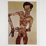 after Egon Schiele: 4 by Sherrie Levine, 1982, C-print, sold Dec 2025