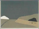 Badlands (02876/2013-2201) by Toni Onley, silkscreen on paper, sold Nov 2015