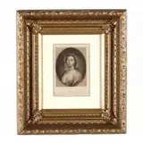 Portrait of a Woman by Samuel Arlent Edwards, Mezzotint on thin tissue, sold Jun 2019