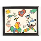 Je t'aime by Niki de Saint Phalle, Lithograph in colors, sold Jun 2019
