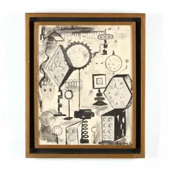 Untitled (Sketches) by Feliciano Béjar, Ink and wash on paper, sold Jun 2019